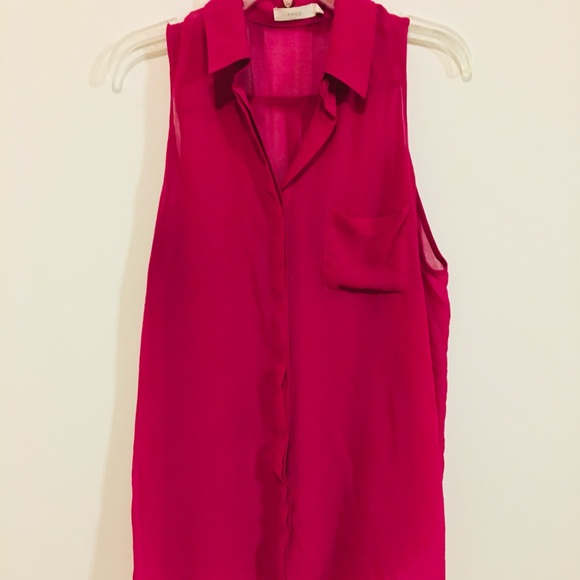 Lush Cold Shoulder Top Hot Pink Small - Picture 4 of 7